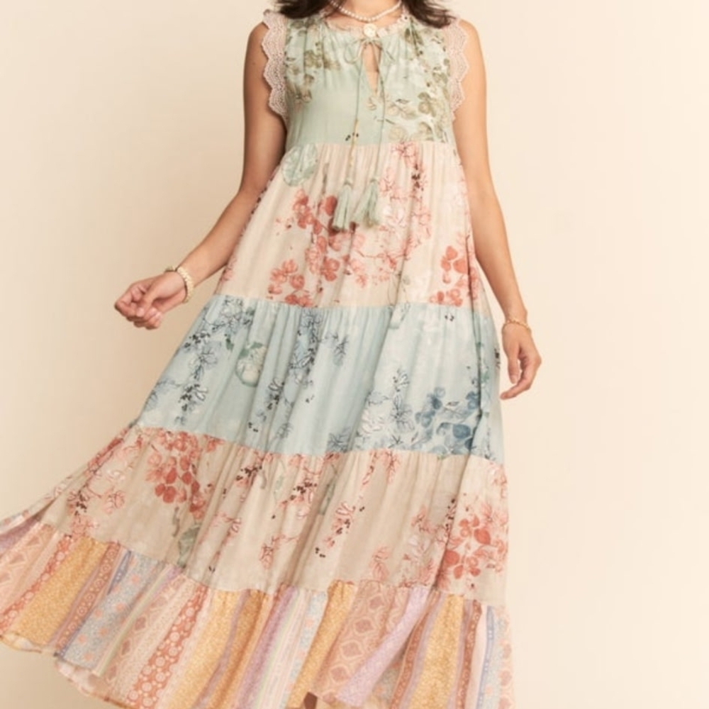 Floral Multi-Color Maxi Dress